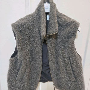 구호 알파카 구스 조끼