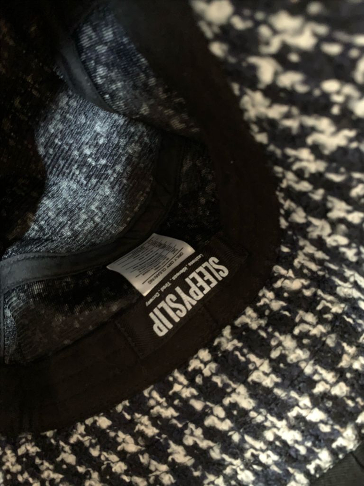 슬리피슬립 글렌체크 버킷햇--5