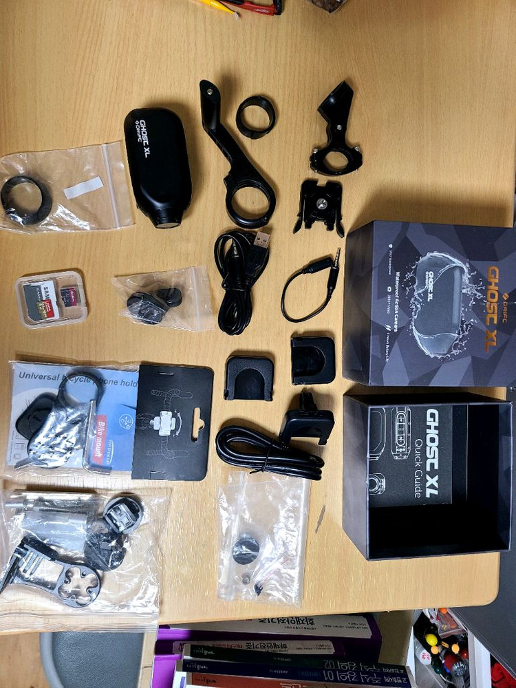 자전거 블랙박스. 고스트 XL 액션캠 32GB+64GB--3