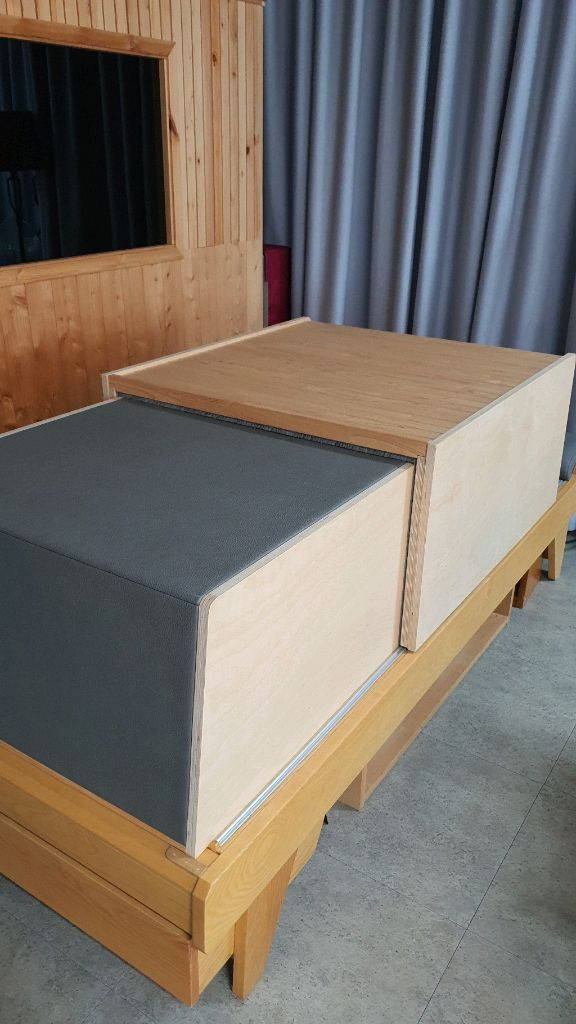 원목 소파 베개 세트--2