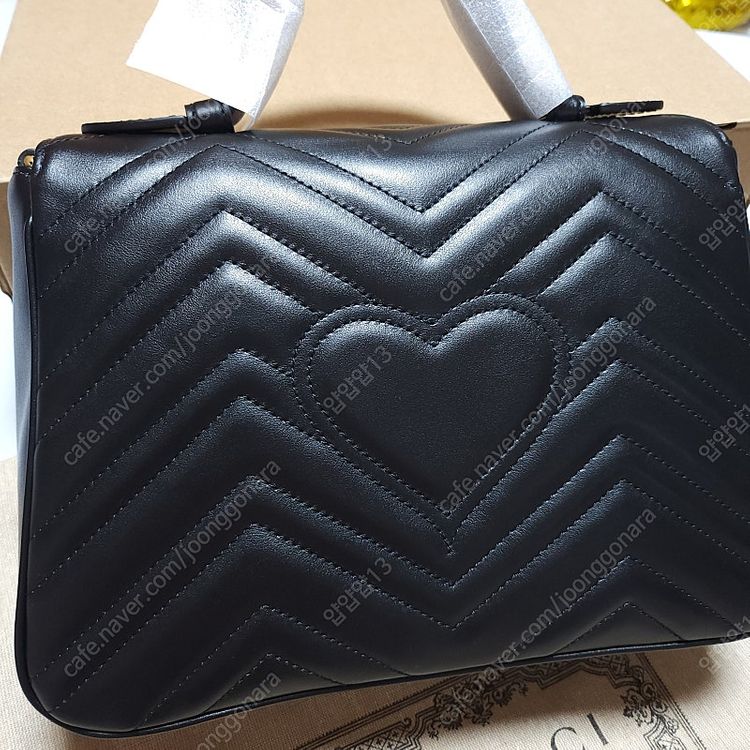 구찌 마틀라세 탑핸들백 스몰사이즈--8