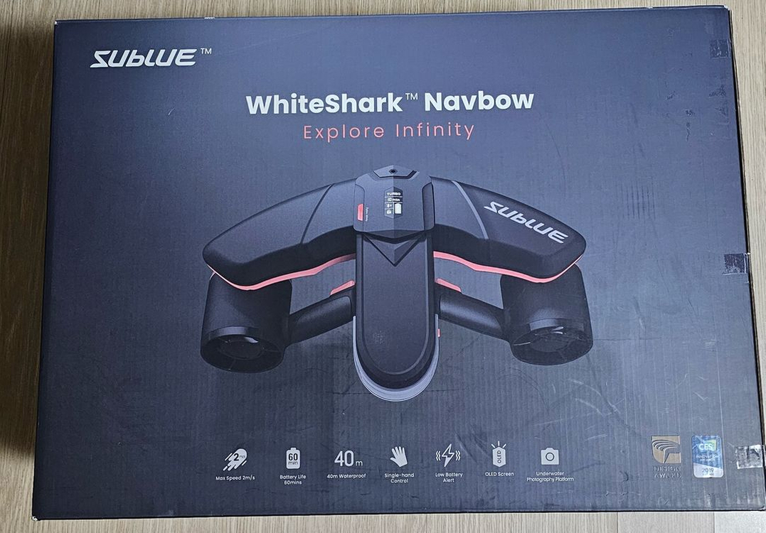 서블루 SUBLUE Navbow 수중 스쿠터 미사용 새제품 이미지