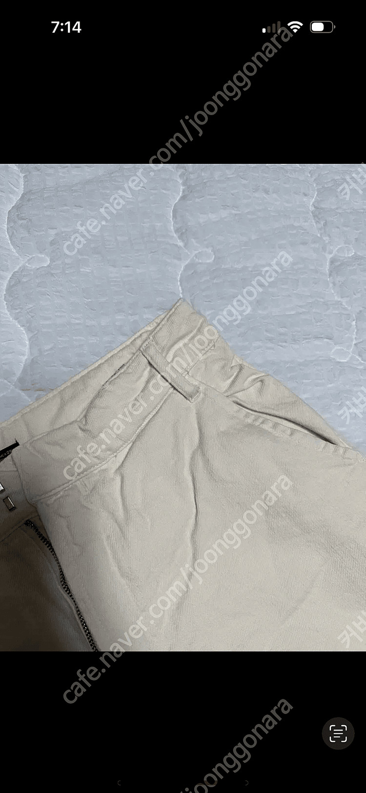 택포)자라 로우라이즈 와이드 카고팬츠--4