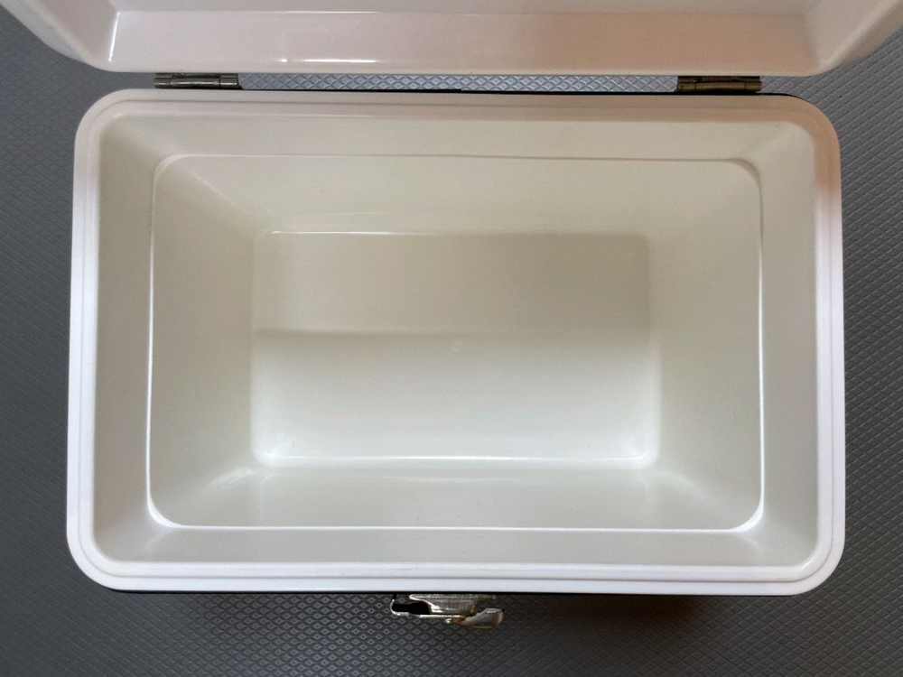 캠핑퍼스트X아베나키 블랙 유니언잭 스틸쿨러 아이스박스 29L--4