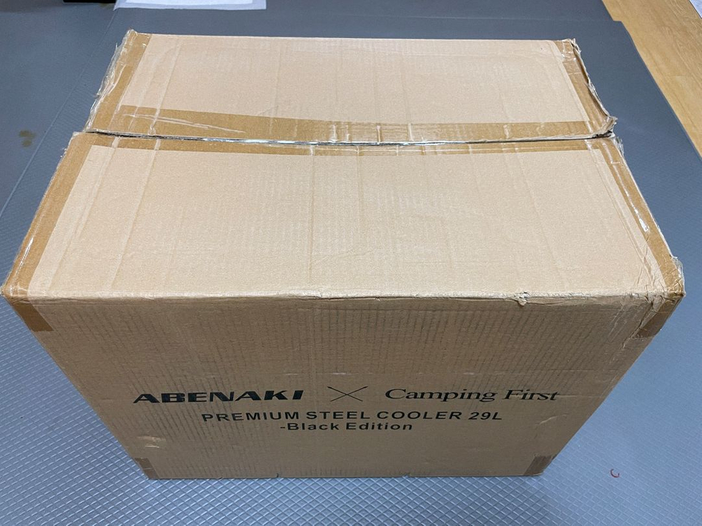 캠핑퍼스트X아베나키 블랙 유니언잭 스틸쿨러 아이스박스 29L--6