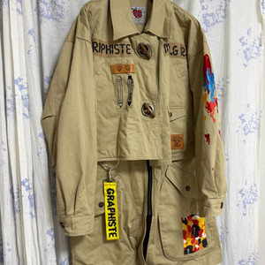 man.G 스튜디오 베이지 야상 자켓 이미지