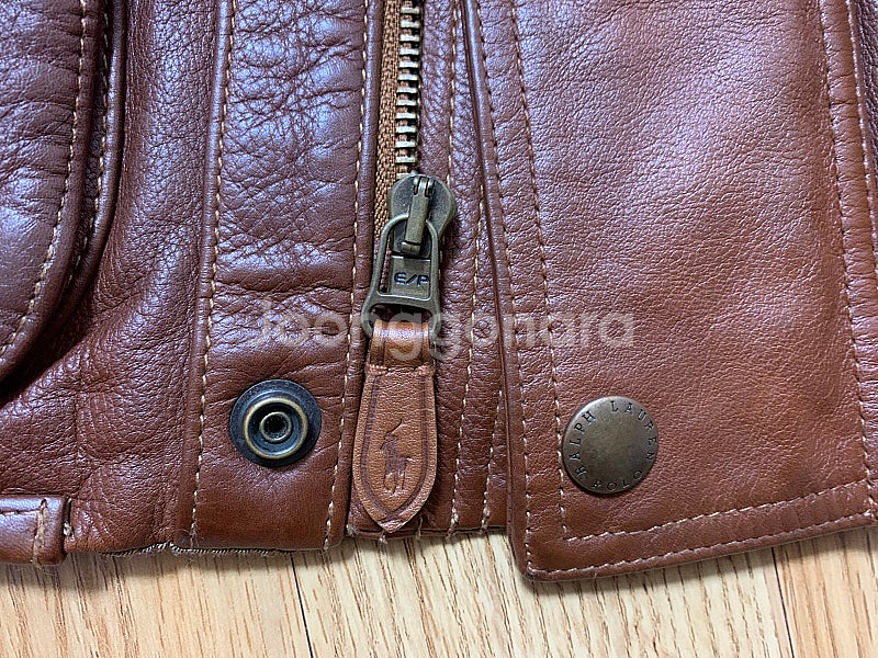 폴로 M 바이커 레더 베스트 매장판--9