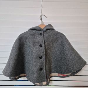 a급)버버리 키즈 회색 판쵸(망토)