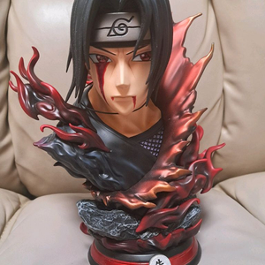 개봉 나루토 이타치 사륜안 1/3 흉상 레진 피규어 팝니다 가격제시