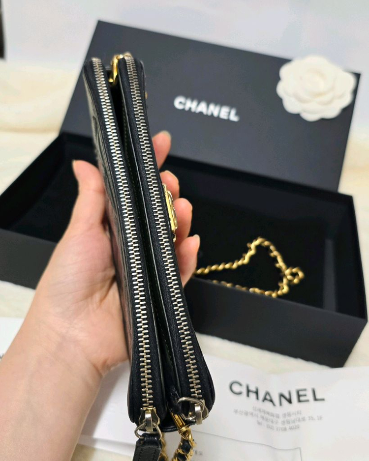 샤넬woc폴더백 숄더백 체인백 미니백 23번대영수증포함--3