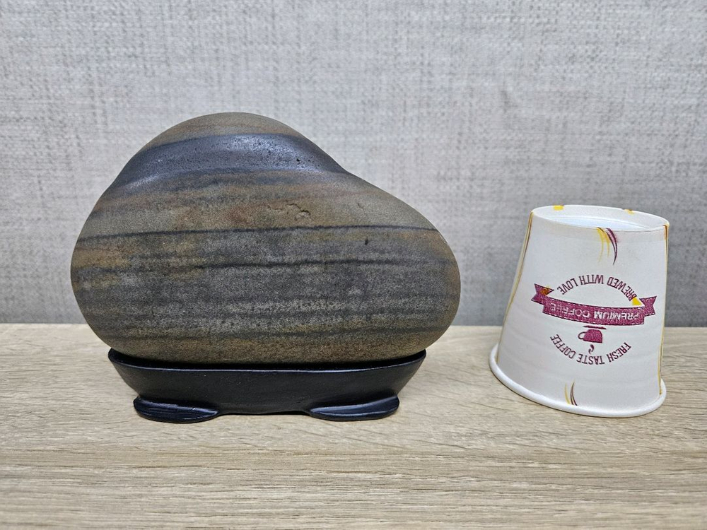 수석 돌 뺑돌이 사유석 달마 산수경 무늬석 수집--4