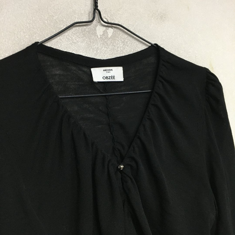 21 오브제 셔링 긴팔 블라우스 90--1