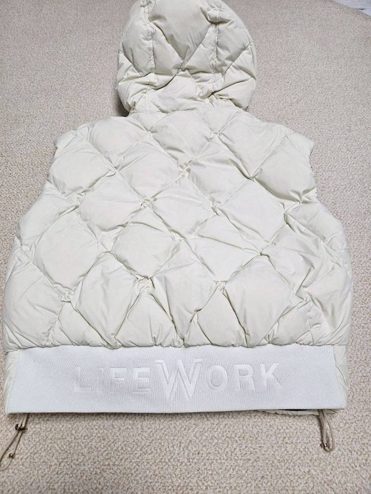 라이프 워크 퀄팅 양면 패딩 조끼 s--2