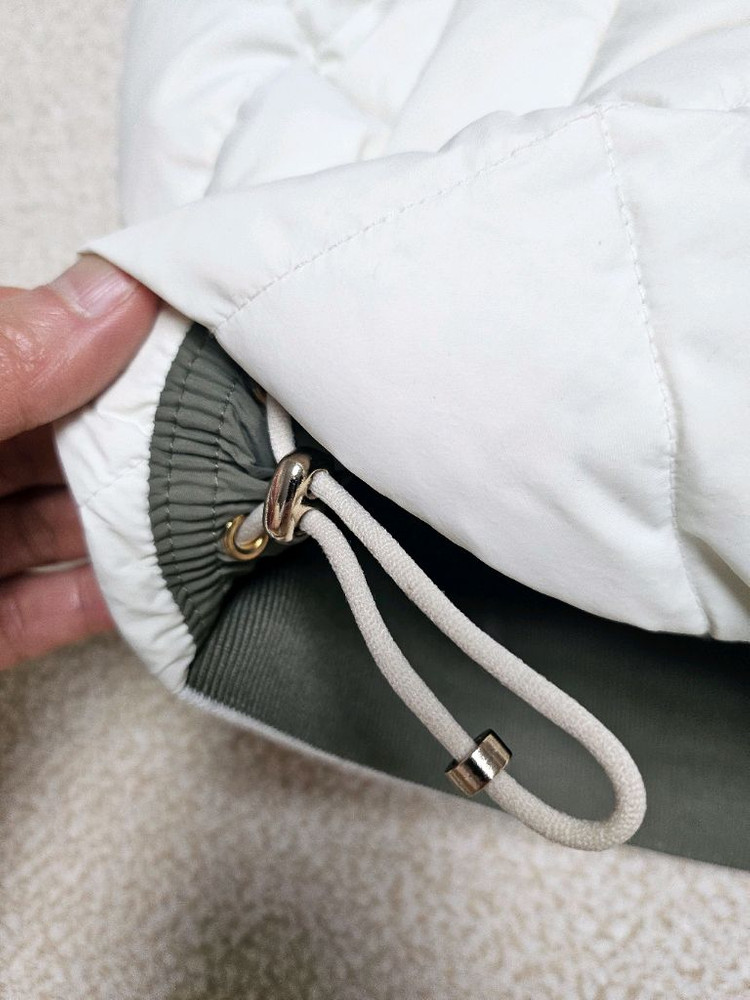 라이프 워크 퀄팅 양면 패딩 조끼 s--3