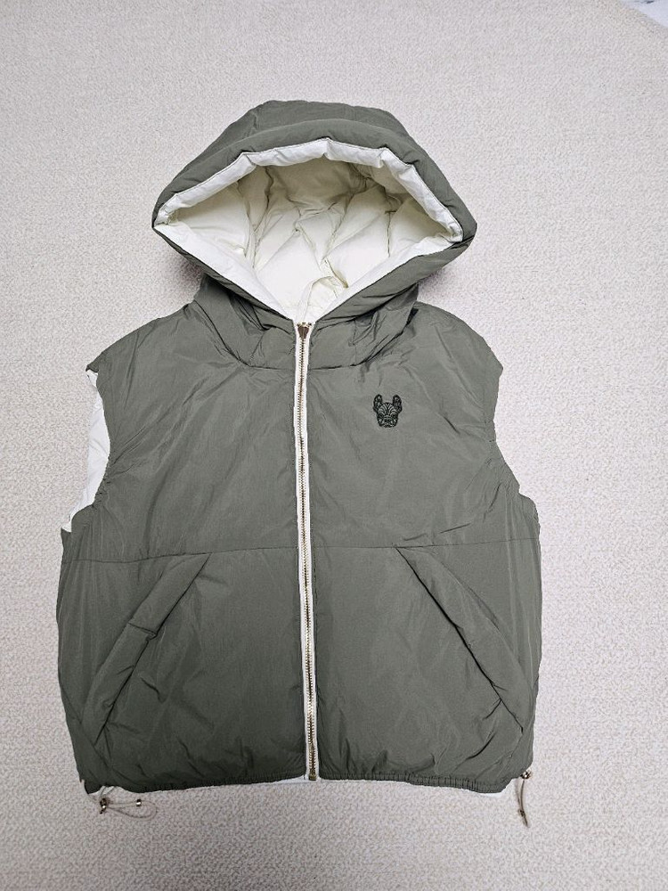 라이프 워크 퀄팅 양면 패딩 조끼 s--5