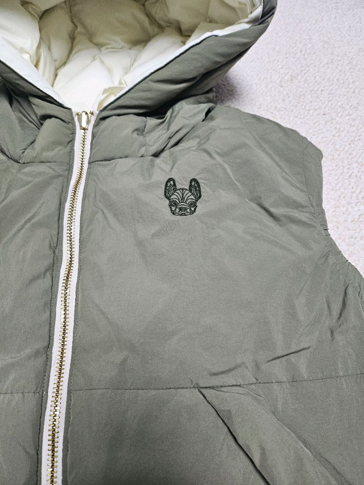 라이프 워크 퀄팅 양면 패딩 조끼 s--6