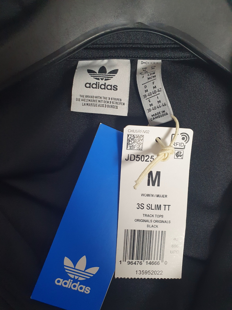 아디다스 3S SLIM 숏트랙탑 블랙 M 택포--6