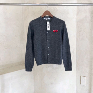 꼼데가르송 더블하트와펜 라운드 가디건