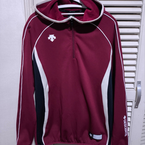 95 데상트 기모 반집업 후드