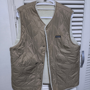 S 커버낫 리버시블 양털 패딩 조끼