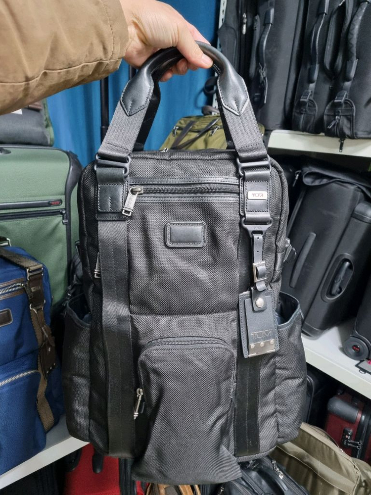 투미 르준 백팩 블랙--1