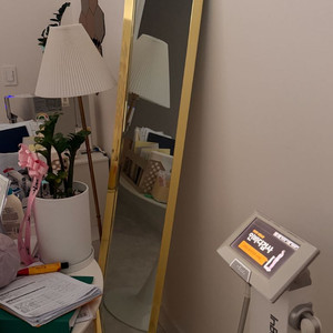 대형 골드 프레임 전신거울