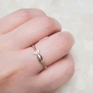 14k 물고기 볼반지