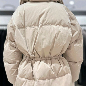 보브 구스 다운 양털카라 패딩