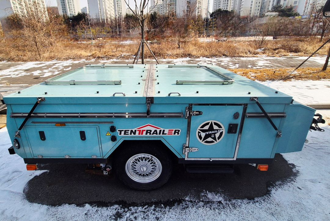 신화 텐트트레일러 T6 / 650만원 / 무버!! 무시동 히터!! 에어컨까지!! 이미지