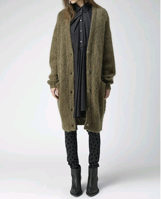 아크네 스튜디오 Acne Studios ELYSE 모헤어 가디건 무료 배송 이미지