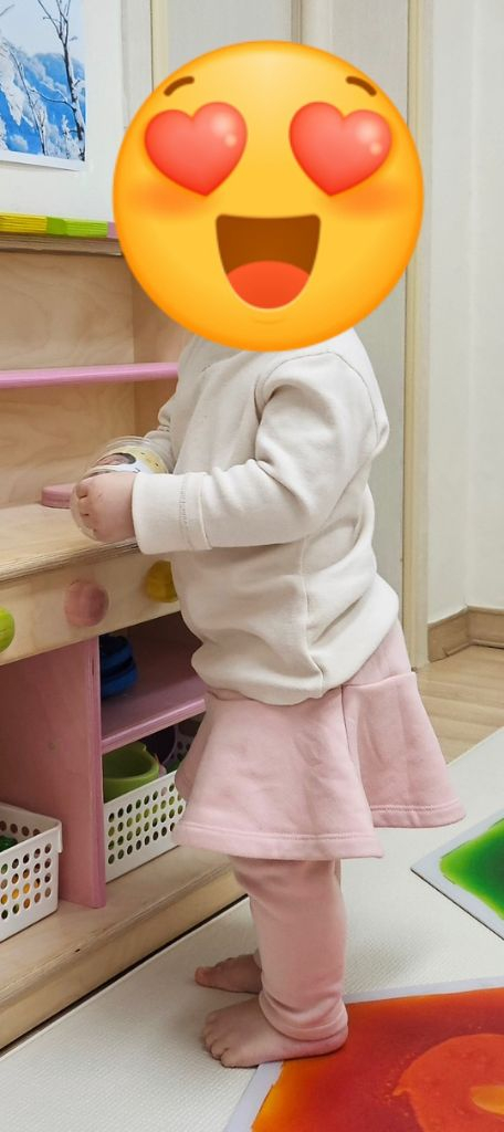 탑텐베이비 치마레깅스 90(착용사진있음)--3