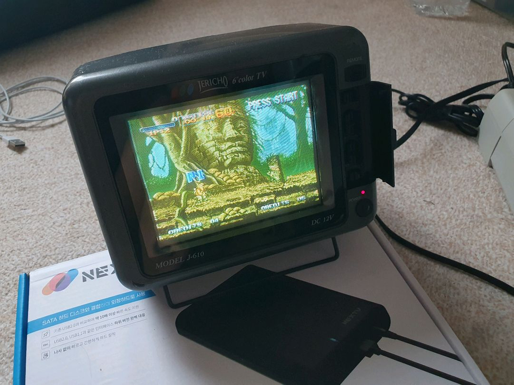 레트로 휴대용 TV--2