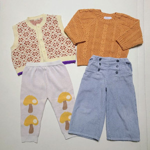 S-M 누누,마르디엠버,보세/ 유아니트,조끼,바지