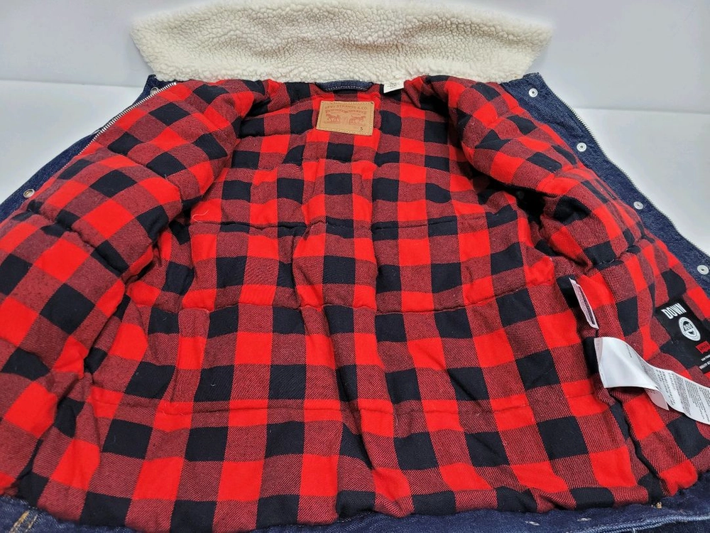 (새상품급) LEVIS 리바이스 양털 구스 다운 청자켓 / 여 S 이미지