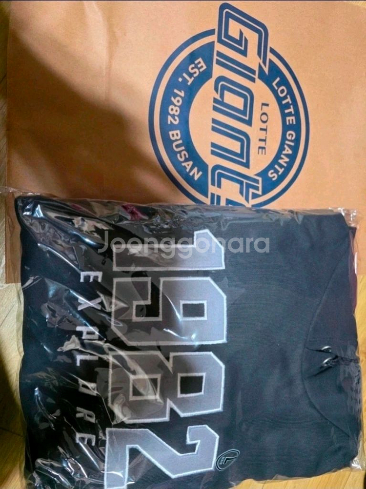 롯데자이언츠 1982 로고 후드티 새상품--1