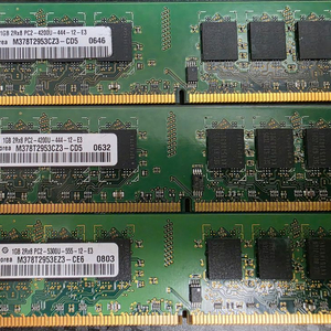 DDR2 1GB 메모리 2개 세트 이미지