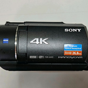 A급>소니 4K캠코더 FDR-AX43 핸디캠 광학20배줌 콘서트캠