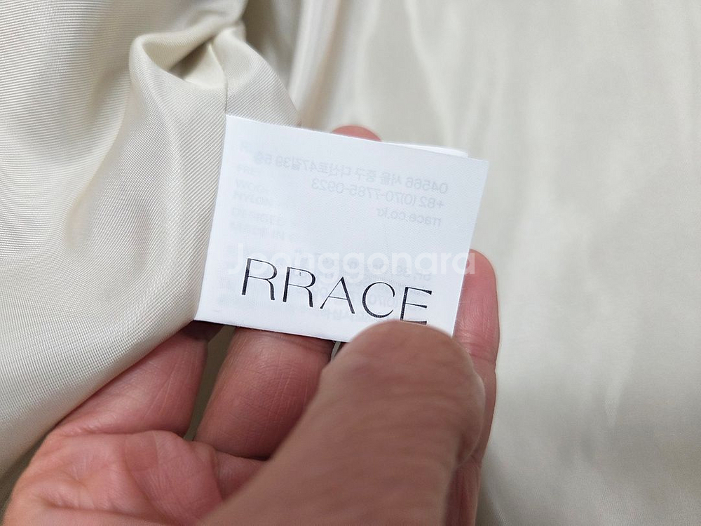 레이스(RRACE) 알파카 커브드 숏자켓 프리사이즈 새상품--8