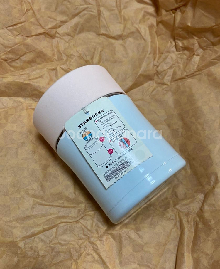 새제품) 스타벅스 벚꽃 보온통, 죽통, 이유식통, 도시락 컨테이너 300ml--2