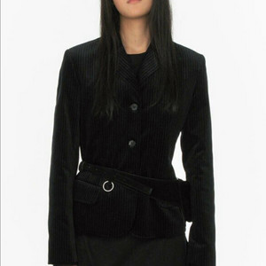 리포스 스웨이드 벨트백 블랙