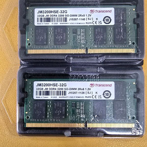 트랜센드 DDR4 32GB 3200 노트북 램 2개 32G