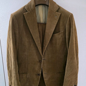 링자켓 브릴라 탄 브라운 울 코튼 코듀로이 셋업 수트 / (폴로 드레익스 RRL 맨온더분 수트서플라이 빔즈)