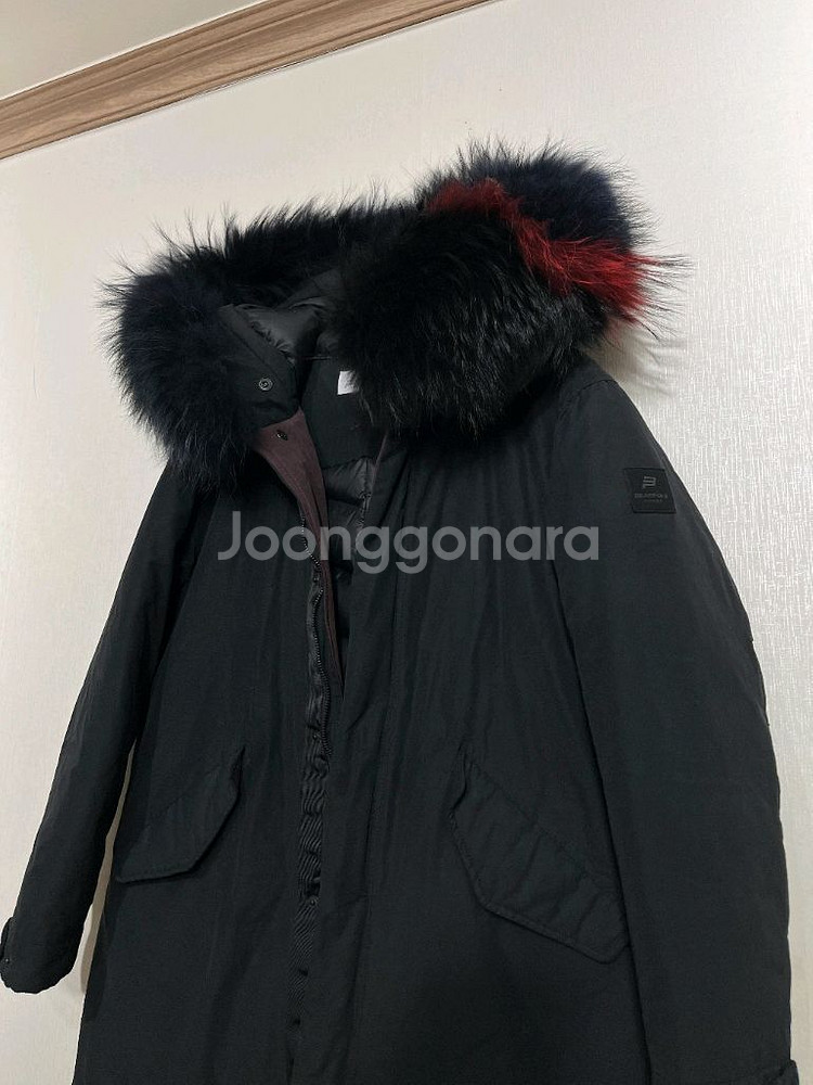 BEANPOLE 빈폴 스포츠 롱 구스다운 폭스 퍼 점퍼 S--1