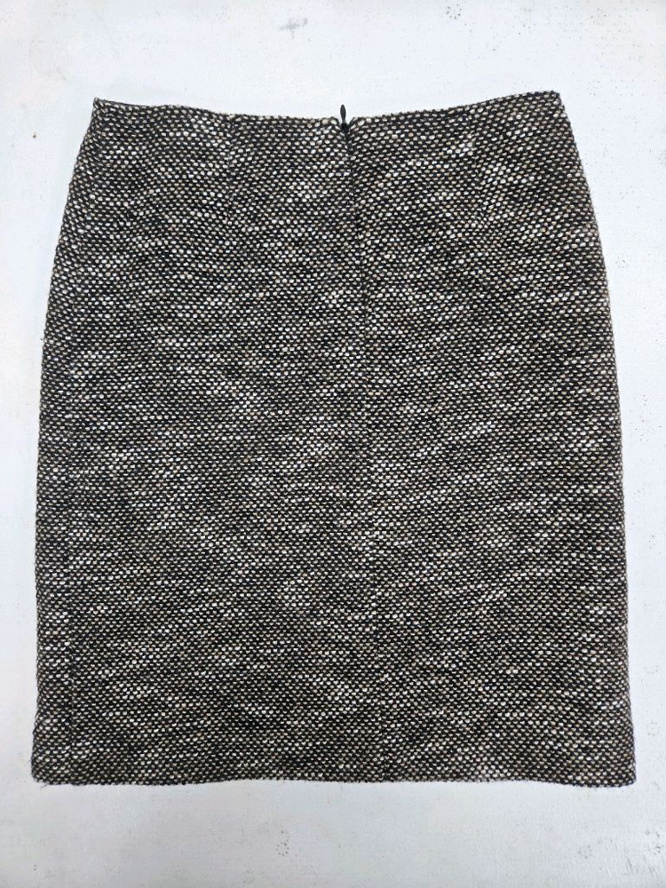 막스앤코 트위드 미니 스커트 블랙 슬릿 막스마라--1