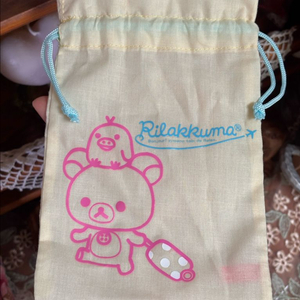 2010년도 일본 이치방쿠치 고전 리락쿠마 파우치 빈티지 인형 고전문구 산엑스 굿즈