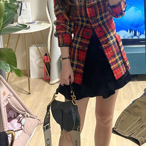 [비비안웨스트우드] 레드벨벳 조이 비비안 체크 자켓