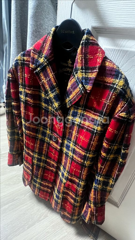 [비비안웨스트우드] 레드벨벳 조이 비비안 체크 자켓--4