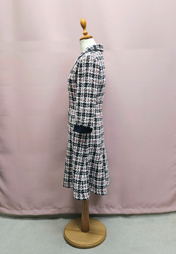 잇미샤 트위드 플레어 원피스 이미지