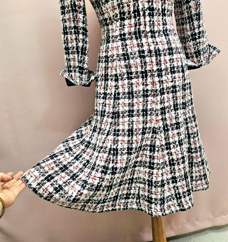 잇미샤 트위드 플레어 원피스 이미지