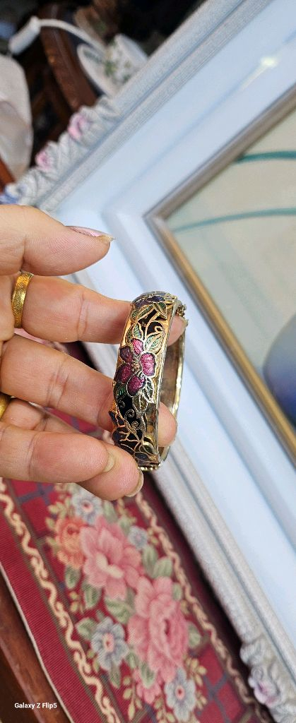 칠보석골드 엔틱 팔찌--4